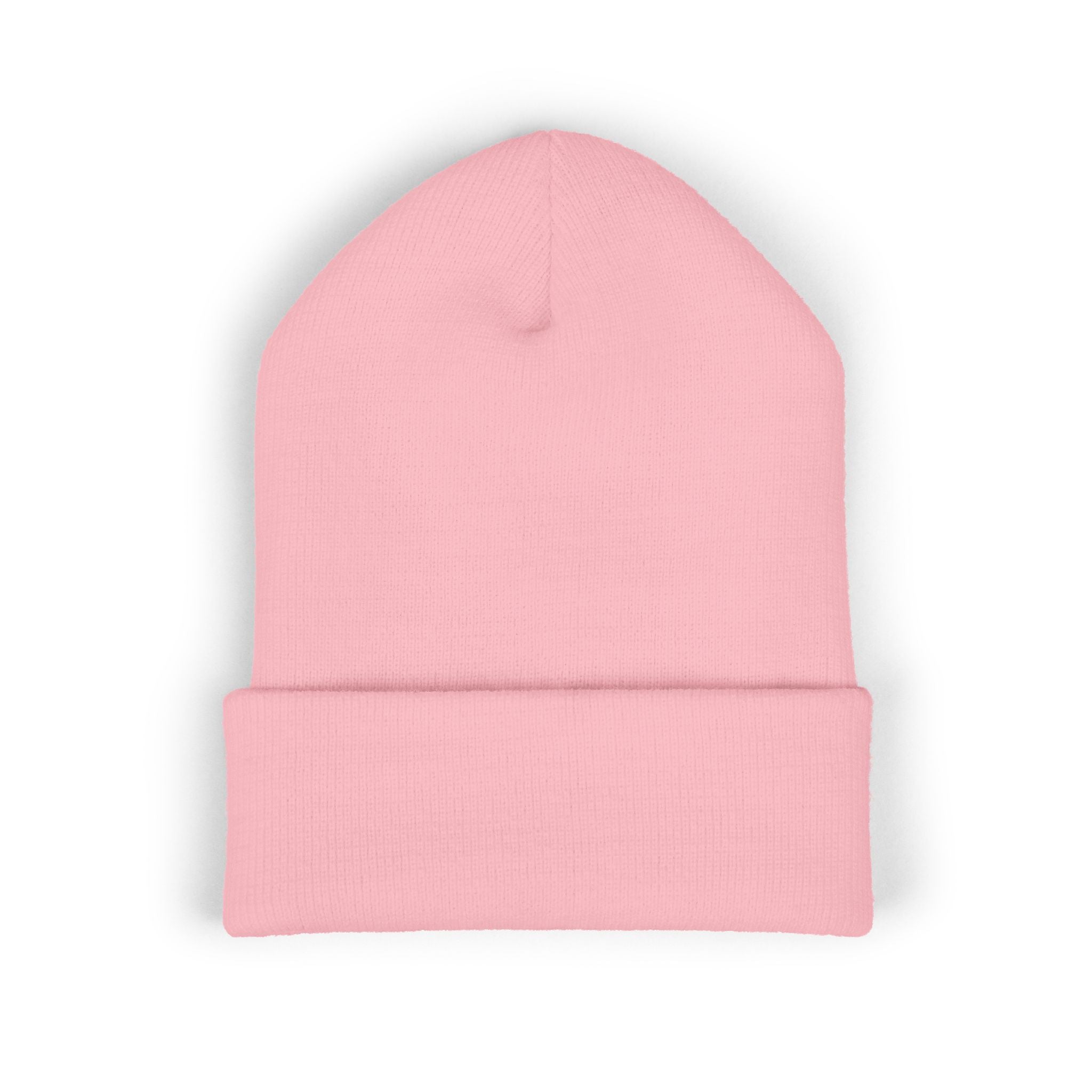 Spacemen Embroidered Knit Beanie - Pink