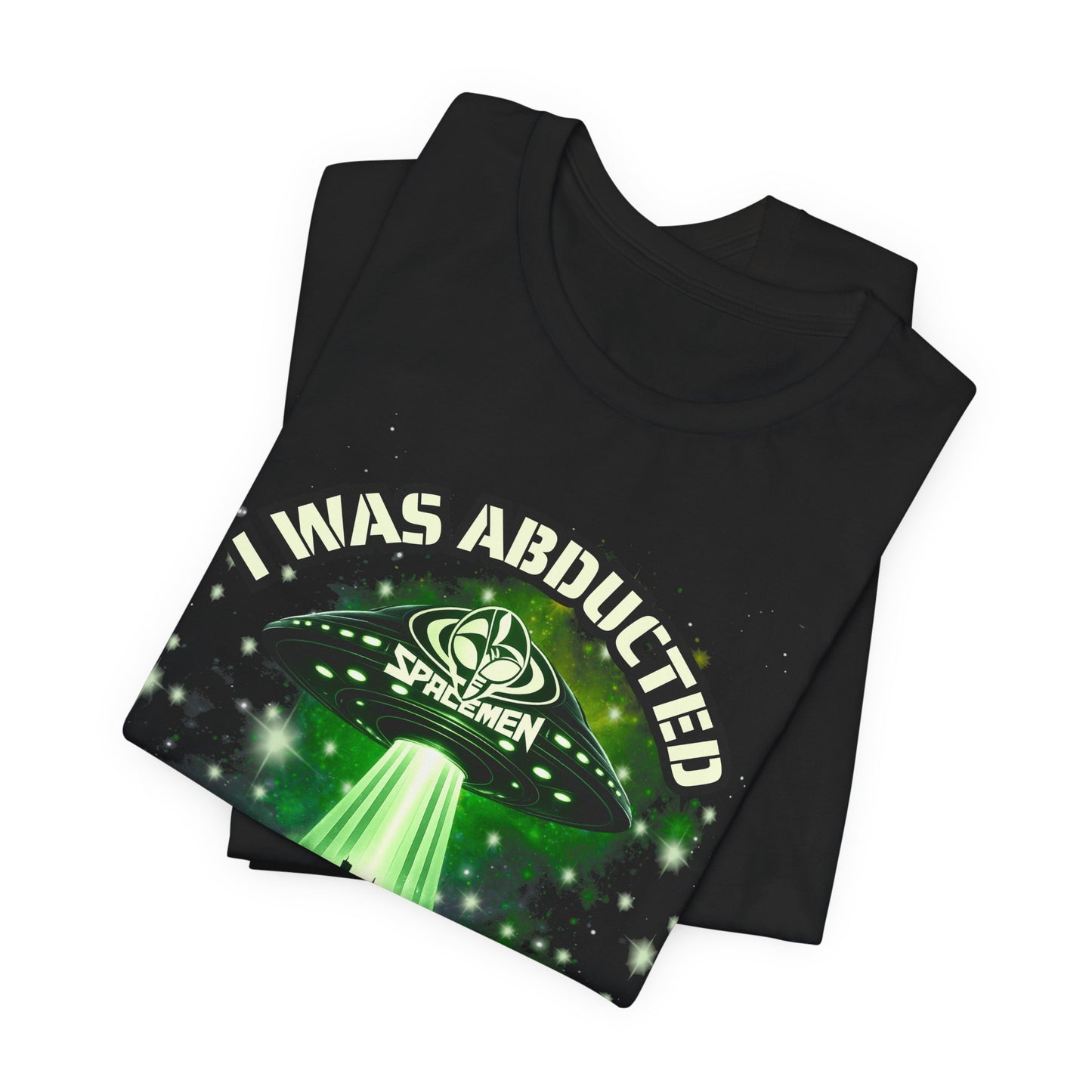 Spacemen “I Was Abducted” Tour T-Shirt – Official Echoes in Orbit Tour Souvenir Tee