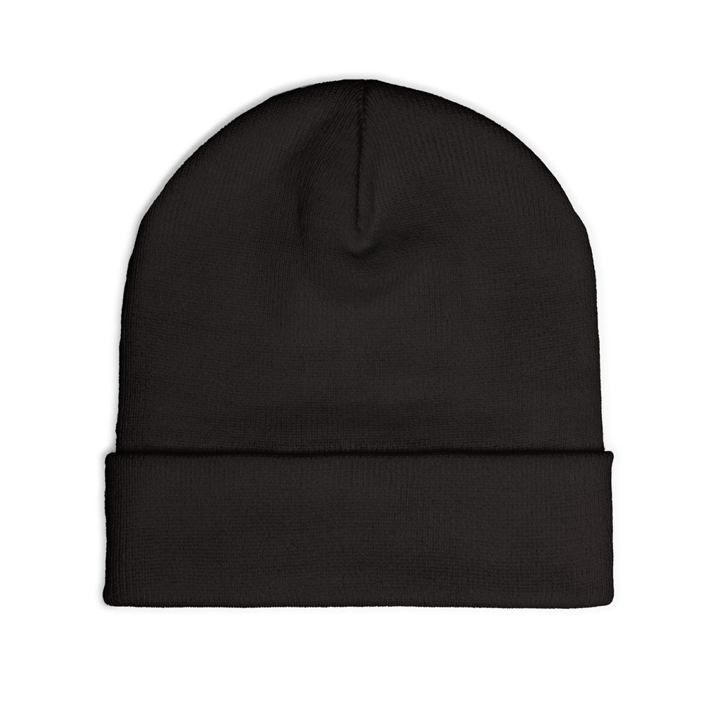 Spacemen Embroidered Knit Beanie - Black