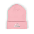 Spacemen Embroidered Knit Beanie - Pink