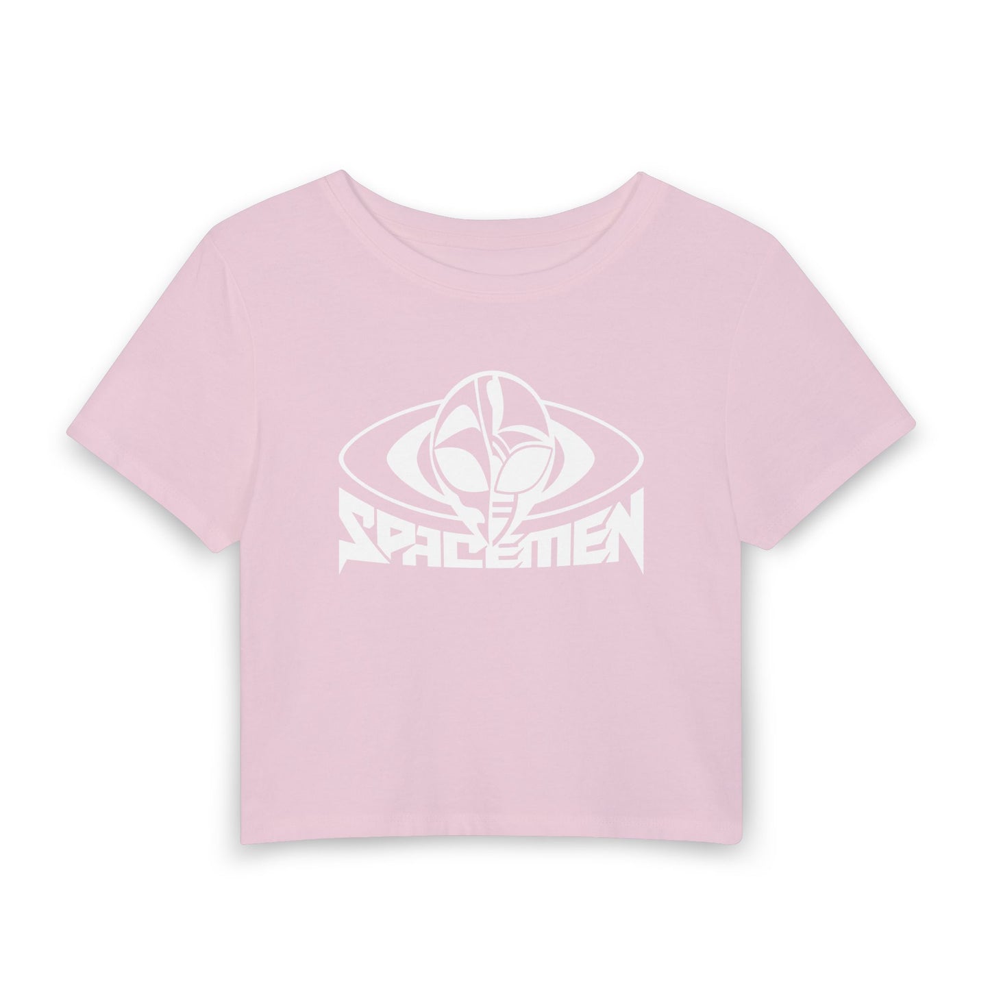 Spacemen Logo - Pink Women's Crop Top