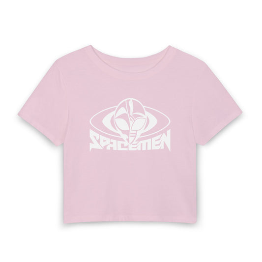 Spacemen Logo - Pink Women's Crop Top